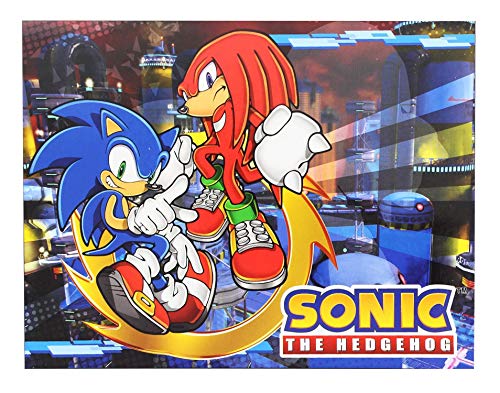 Great Eastern GE-57718 Sonic The Hedgehog Sonic and Knuckles Throw Blanket 46"x60"