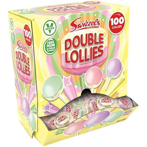 Swizzels Double Lollies Vegan Sweets Dispenser Box Cover
