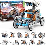 Sillbird 12-in-1 Solar Robot Building Kit Christmas STEM Gift for Boys Aged 8-13, DIY Science Educational...
