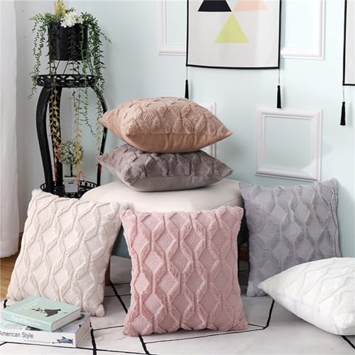 Fundas de almohada de terciopelo acolchadas de 2 piezas para sofás y cabeceras 5