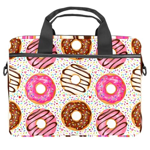 Sac ordinateur 13 à 14.5 pouces à motif donuts coloré pour transporter votre PC avec style