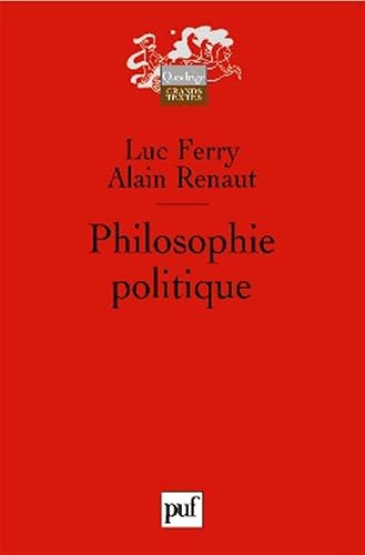 Couverture de Philosophie politique
