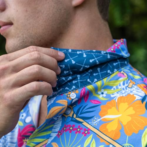 ChalkTalkSPORTS Lacrosse Short Sleeve Button Down - Performance Lacrosse Dress Shirt - Youth & Adult Sizes4