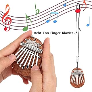 Komunj – Kalimba – Piano à pouces – De petite taille et de qualité supérieure – 8 Touches – Instrument de musique pour… - Les Beatles, Paul McCartney, John Lennon, RIngo Starr, George Harrison Komunj - Kalimba - Piano à pouces - De petite taille et de qualité supérieure - 8 Touches - Instrument de musique pour… – Image 6