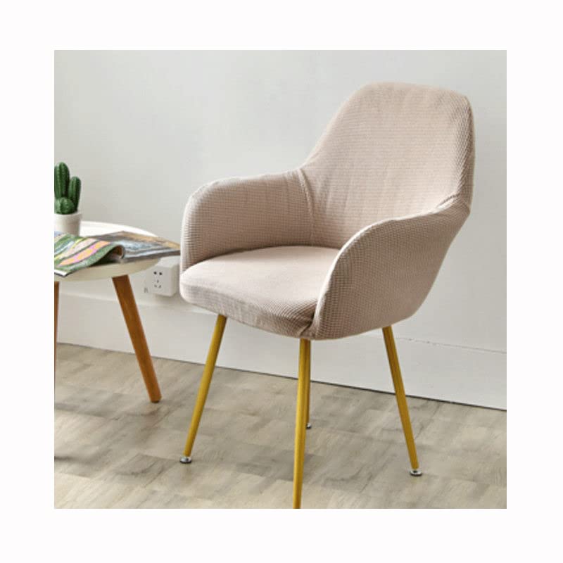 Housse de chaise extensible lot de 6 incurvée avec accoudoirs pour salle à manger et fête