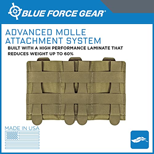 Blue Force Gear Triple Magazine Pouch - Airsoft Small Pouches - 9.25 x 5.5 Inches