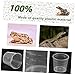 POPETPOP 20Pcs Reptile Feeding Cup Measuring Cups for Lizard Gecko Food and Water for Various Reptile Diets and Daily Feeding Needs