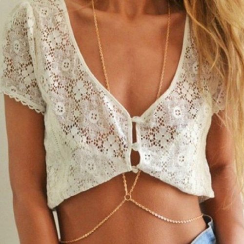 BOXINGCAT Women's Gold Belly Chain Sexy Bikini Body Chain Infinity Belly Chain