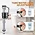 Universal Toilet Flusher Replacement Kit, Adjustable Fill Valve, 2-Inch Flapper,Toilet Brass Handle Lever, Complete toilet repair kit inside tank (Red)