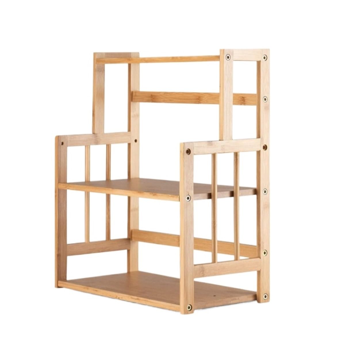 HADECOLL Microwave Stand Bamboo Spice Rack Kitchen Storage Flower Multifunctional Household Supplies Kitchen Organiser