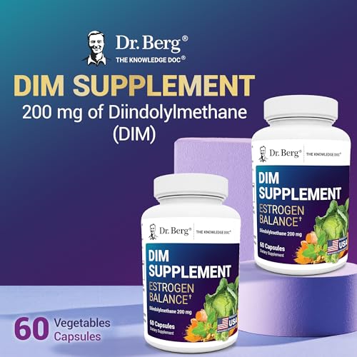 Dr. Berg Nutritionals s-dim-eb-60ct-FBA1 Natural Supplements To Balance Female Hormone