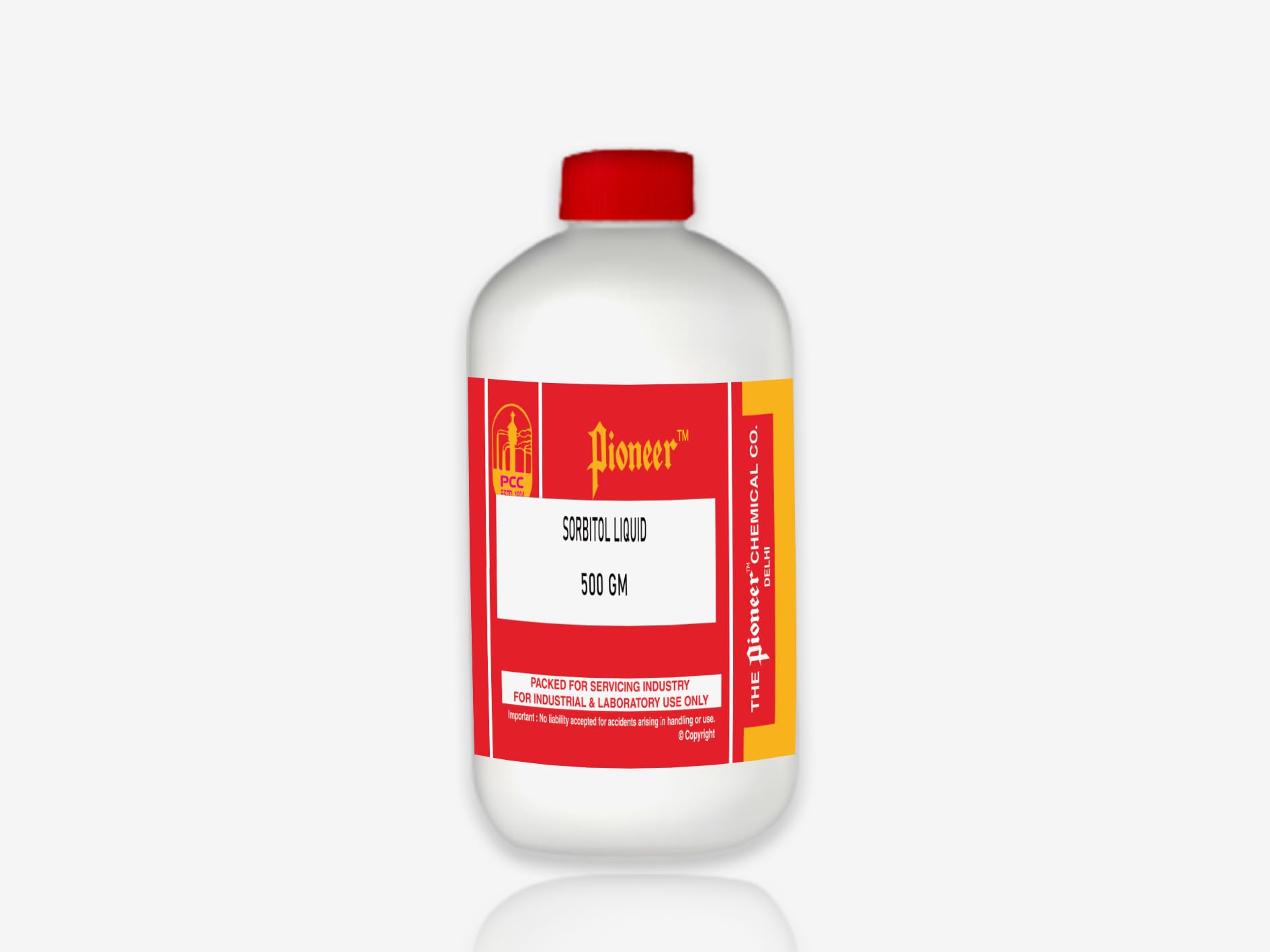 PIONEER CHEMICALS - Sorbitol Liquid | Food-Grade Sweetener & Moisturizer for Skincare Products | 500 GM