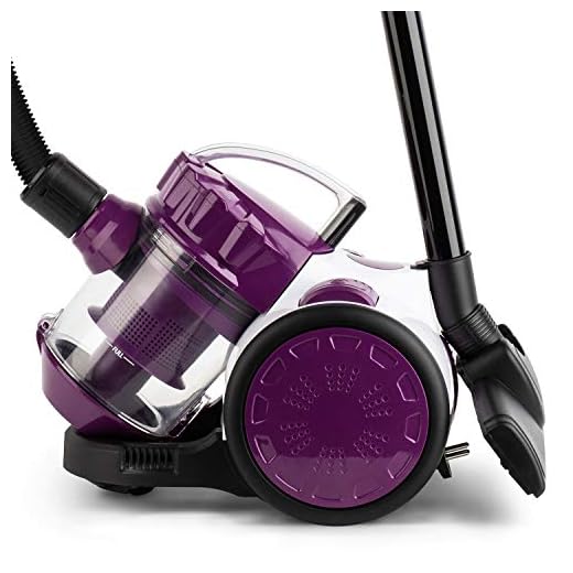 Wëasy Aspirateur sans Sac Multicyclonique traineau WS10 1,5L, Silencieux, Puissant, Pratique, pour Tapis, moquettes et sols durs, Inclus Brosse poussière et suceur Plat