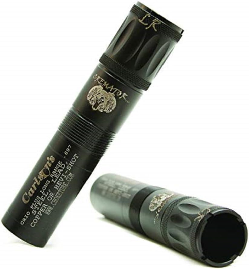 Carlsons Choke Tubes 12 Gauge Compatible for Benelli Crio Plus | Blued Steel | Cremator Non-Ported Waterfowl Choke Tube | Made in USA