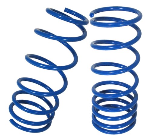 Ajp Distributors 1.9" Front & 1.4" Rear Drop Lower Height Suspension Handling Jdm Coil Lowering Springs Kit Blue Compatible/Replacement For Altima L31 2.5L 3.5L 2002 2003 2004 2005 2006 02 03 04 05 06 #TOP6