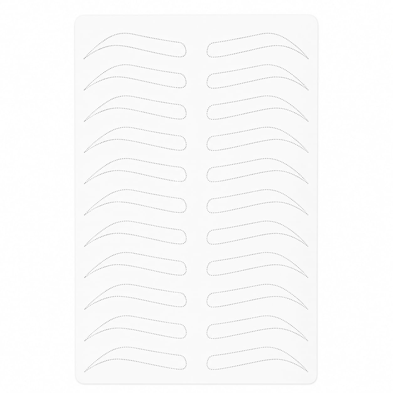 ITT Tattoo Silicone White Practice Skin for Eyebrow & Lip | Double-Sided PMU Microblading Practice Skin | 14.5 x 22 cm Reusable Permanent Makeup Tattoo Training Skin (1 Pc)-image-15