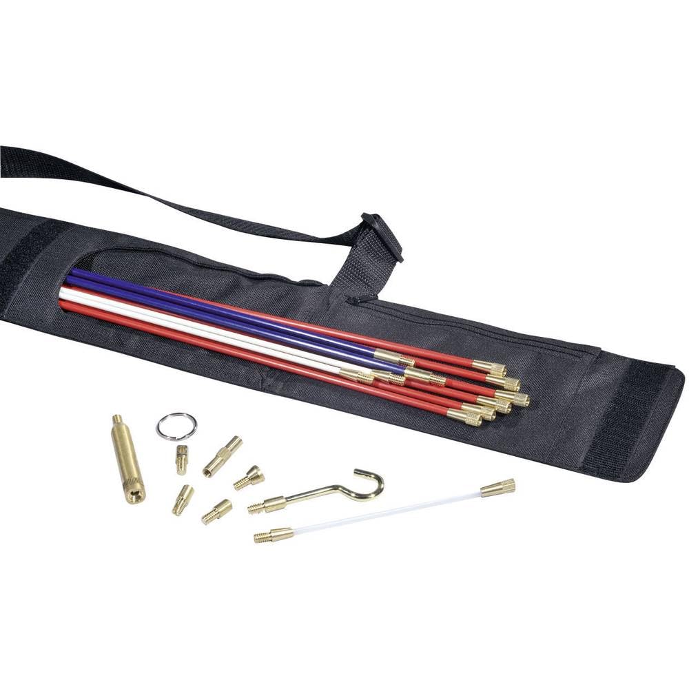 HellermannTyton Kabel-Verlegewerkzeug | Professionelles Deluxe Kabelinstallationsset, 1 Stück, Ideal zum Verlegen und Einziehen von Leitungen und Kabeln