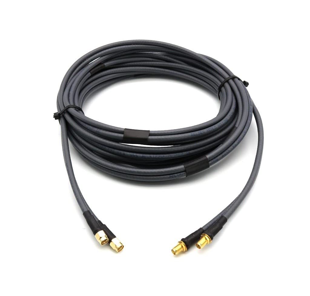 maas funk-elektronik importeur Twin Koaxkabel Belden H155 5m SMA(m) - SMA(f) - für MIMO Antenne