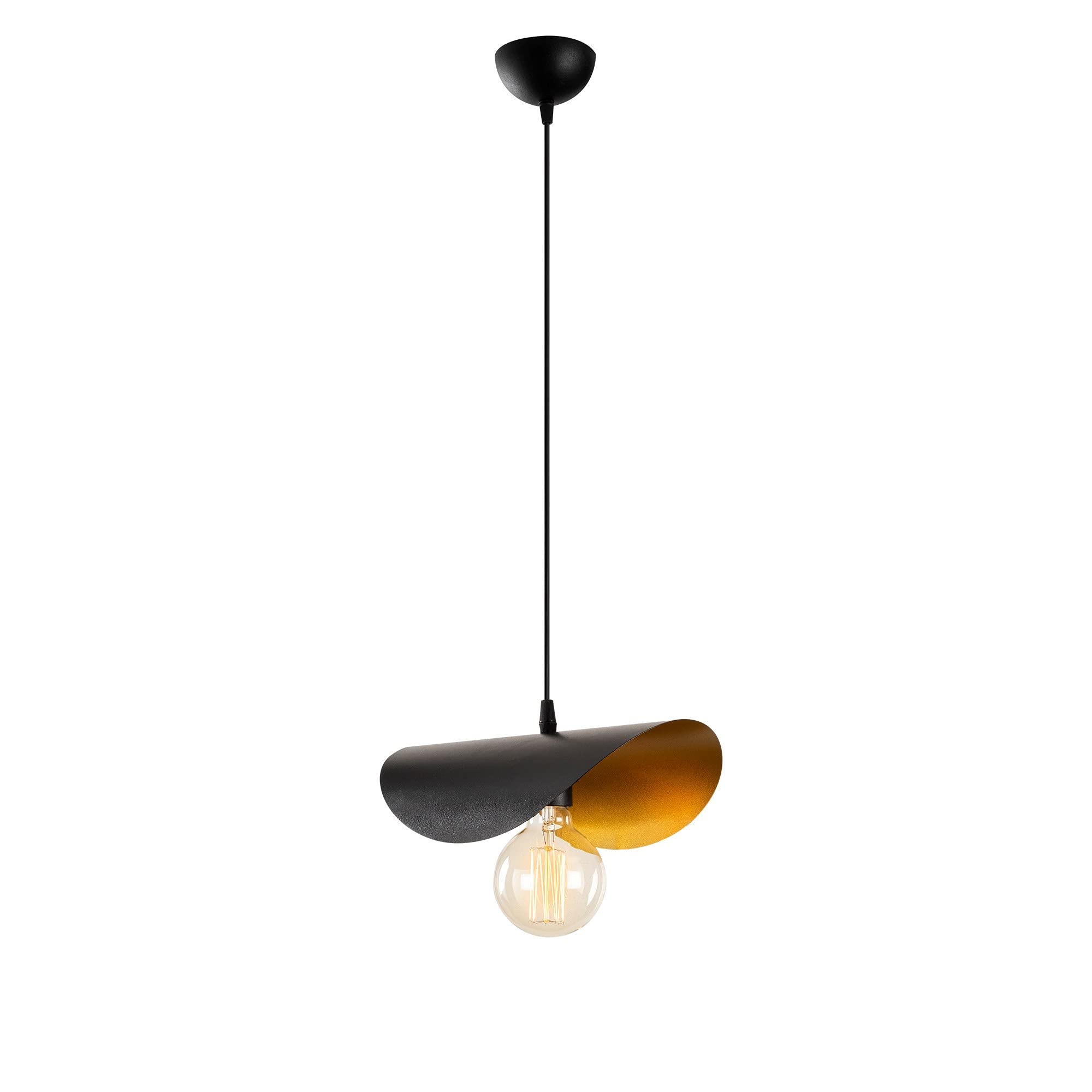Araña Negro Oro SKYEDECOR Sivani MR-830