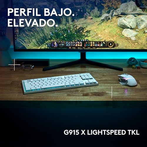 Clavier de jeu LOGITECH G G915 X Lightspeed TKL Sans fil Rétroéclairage RGB Mécanique - vue 6