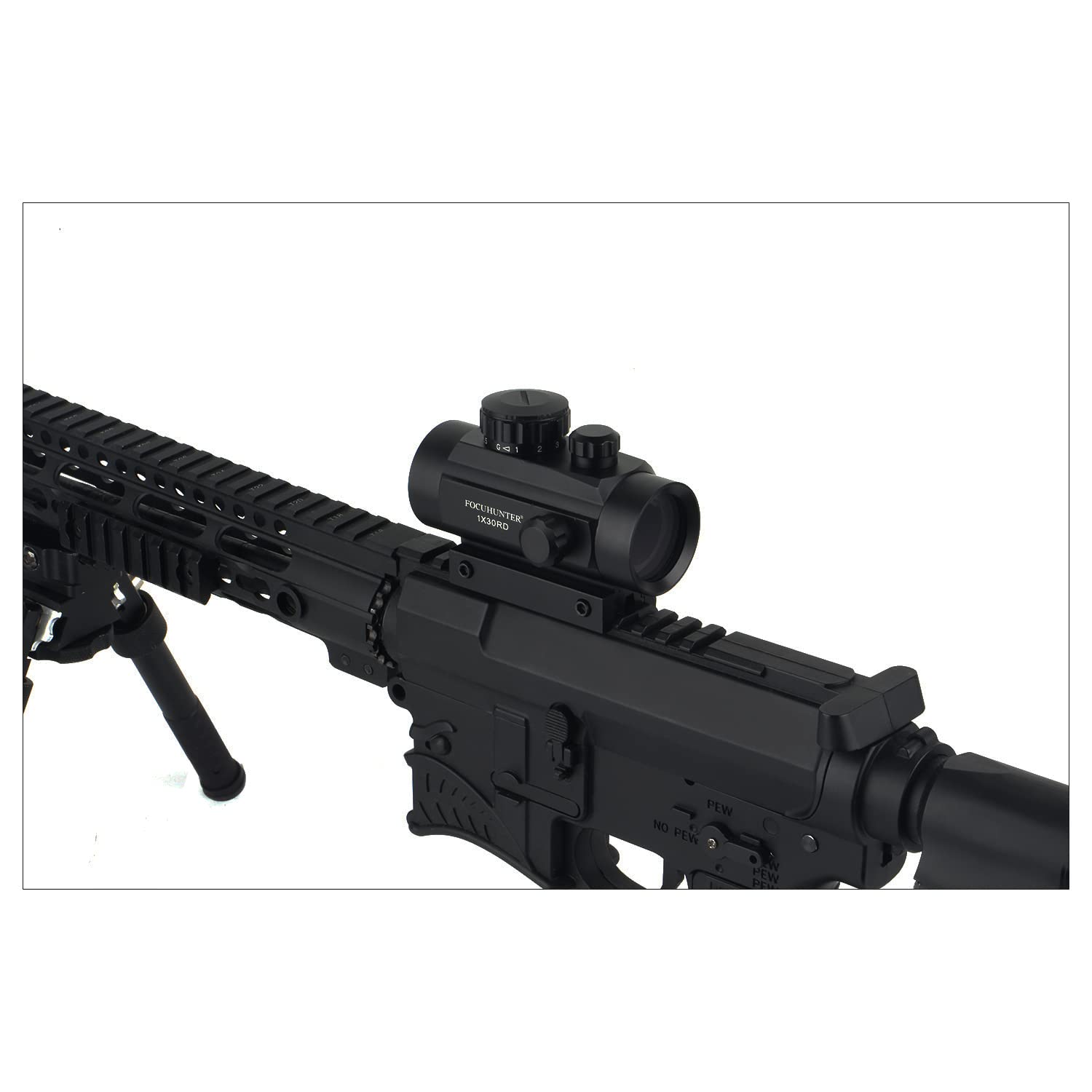 Amazon.co.jp: FOCUHUNTER 1x30mm ドットサイト タクティカル 戦術