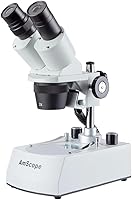 Vista 1 de AmScope Microscopio estéreo inalámbrico de dos luces LED 20x-40x