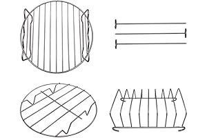 Air Fryer Toast Rack for Instant Pot, Easy Stacking 8 Inch Multipurpose...