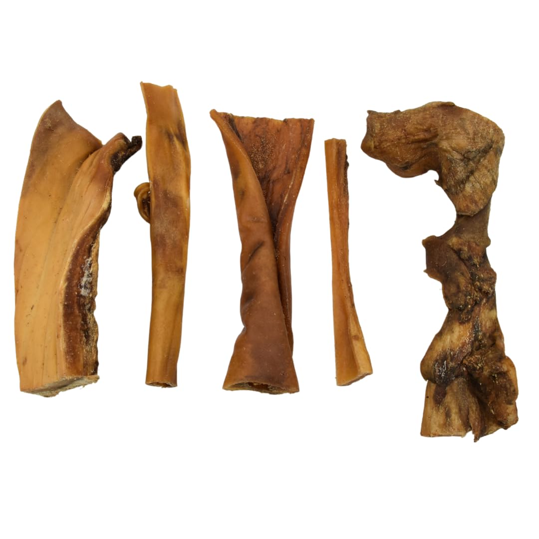Express Pet Supplies Beef Headskin Scalp Slice 500g (Approx 10-12 Slices) Long Lasting Like Pizzle 100% Naturally Air Dried Dog Treat Chews - Image 4