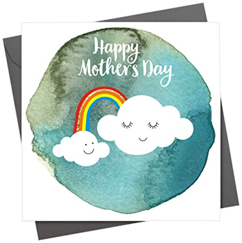 Claire Giles STAR022 "Clouds And A Rainbow" Greeting Card