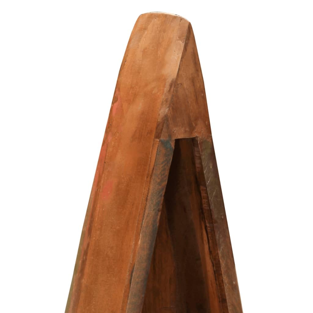 Solivagant Regal Boot-Look 39x27x127 cm Altholz Massiv, Möbel,Regalsysteme,Bücherregale Bücherschränke, 9.56 kg-4009373
