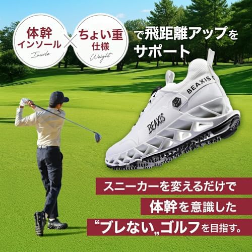 Amazon.co.jp: BEAXIS Balance Core Turf Golf Shoes Spikeless