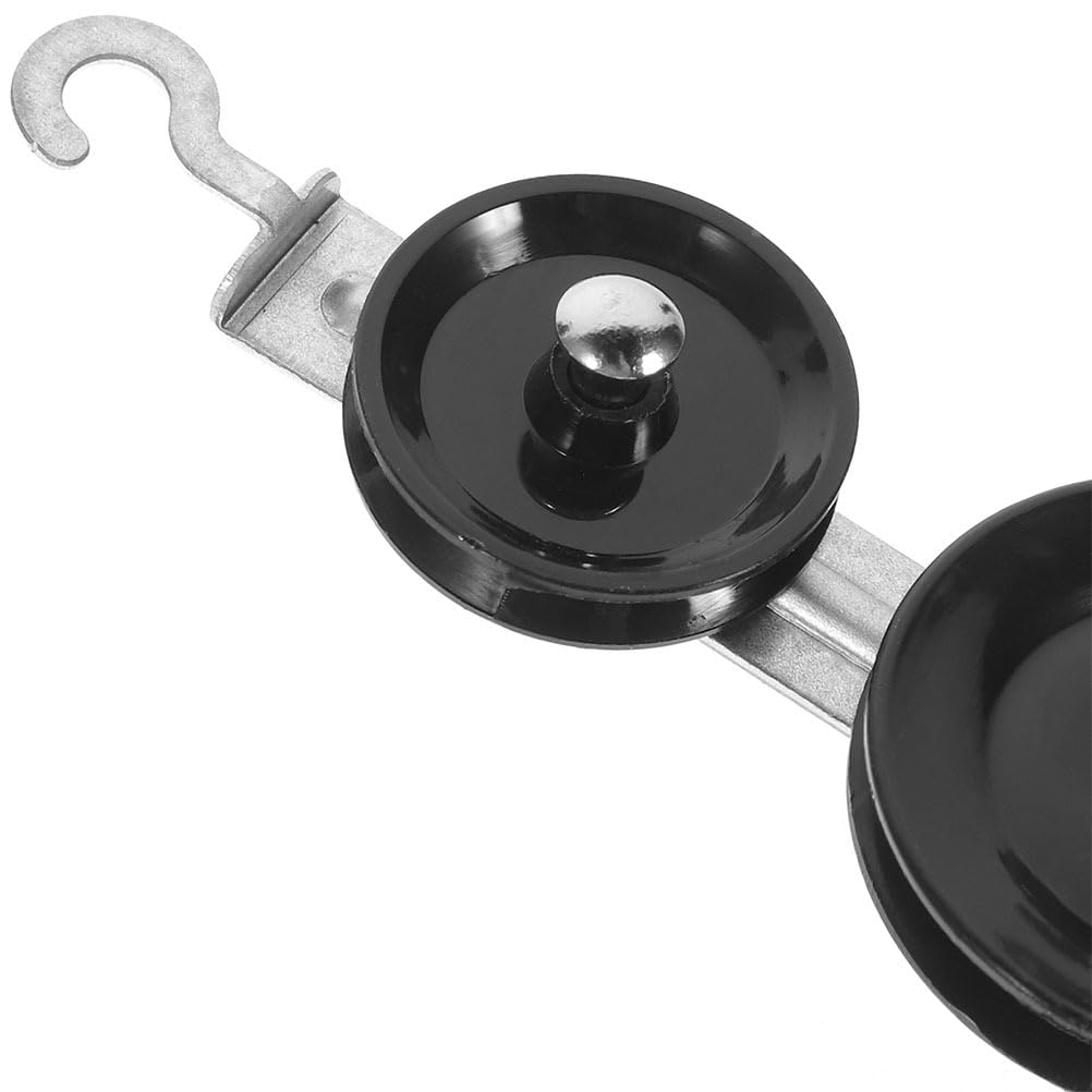 Metal Pulley Set for Physics Experiments 2 Sets Double Single Pulleys Adjustable Mechanics Teaching Equipment for School Students Suitable for Home Experimentation