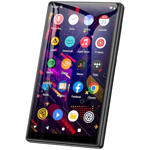 MECHEN 160GB Reproductor MP3 con Bluetooth y WiFi, 5 Pulgadas Pantalla Táctil MP3 Reproductor...