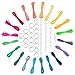 eBoot 20 Colors Plastic Lacing Cord Lanyard String Gimp Ropes for Bracelet DIY Craft Jewelry Making with 40 Pieces Snap Clip Hooks, 328 Feet