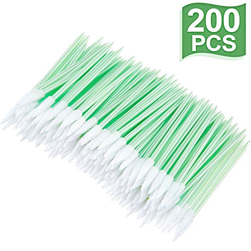 200 Pieces Foam Cleaning Swab Sticks Foam Tip Cleaning Swabs Sponge Stick
