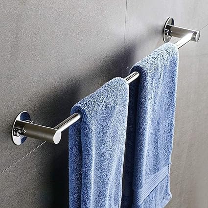 Sundry Towel Rod Chrome Finish 24 inch 1 Bar Towel Rod (Stainless Steel) 24 inch 1 Bar Towel Rod (Steel Pack of 1) 5 Year WARRNTY