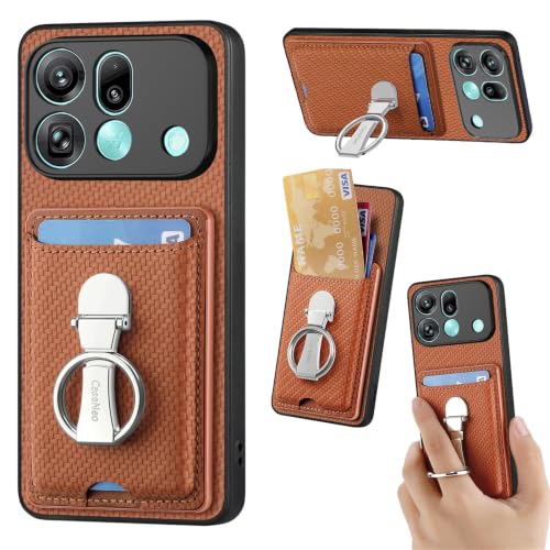 Coque Oppo Find X9s Pro avec fente carte et motif carbone orange antichoc tout compris