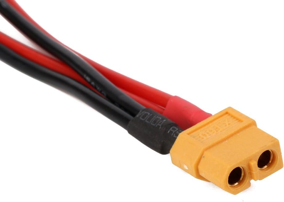 XT60 Parallel Battery Connector Y-Cable for DJI Phantom - 10cm Wire Length, Easy Installation - Professional Drone Accessories - 16AWG Wire Gauge
