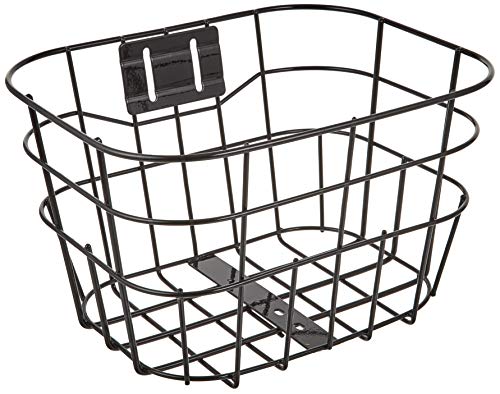 Bridgestone BK-BKJ F761313BL Bicycle Basket for Mark Rosa, Front Basket, Black