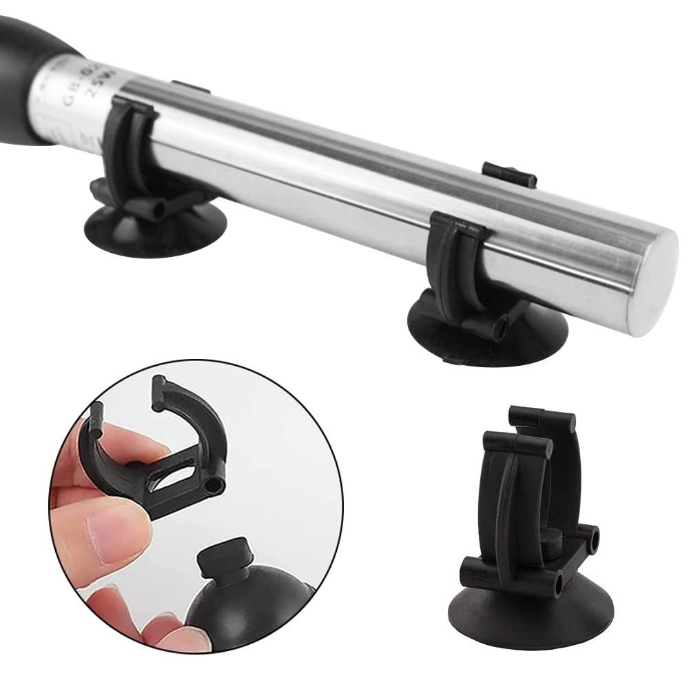 DONGKER 10 PCS Ventouses Chauffantes pour Aquarium, Lampe de Plongée Ventouse Gel de Silice Ventouse avec Clips pour Fish Tank