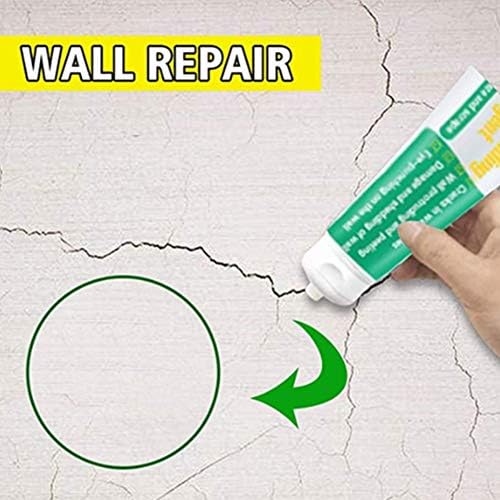Wall Repair Agent,Wall Repair Cream with Scraper Weatherproof Wall Mending Agent Wall Crack Filler Repair Agent (1 Pack)