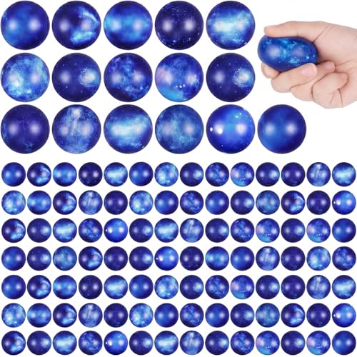 Libima 4 Pcs 1.57'' Galaxy Relief Fidget Toy for Teens Adults