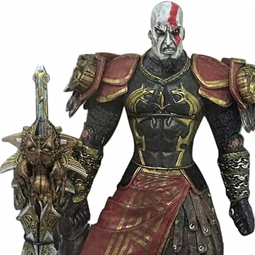 Image of Gifts- Kratos Action Figure 18 cm - God of War III Collectible | Ares Armor Edition with Blade of Olympus & Blades of Athena