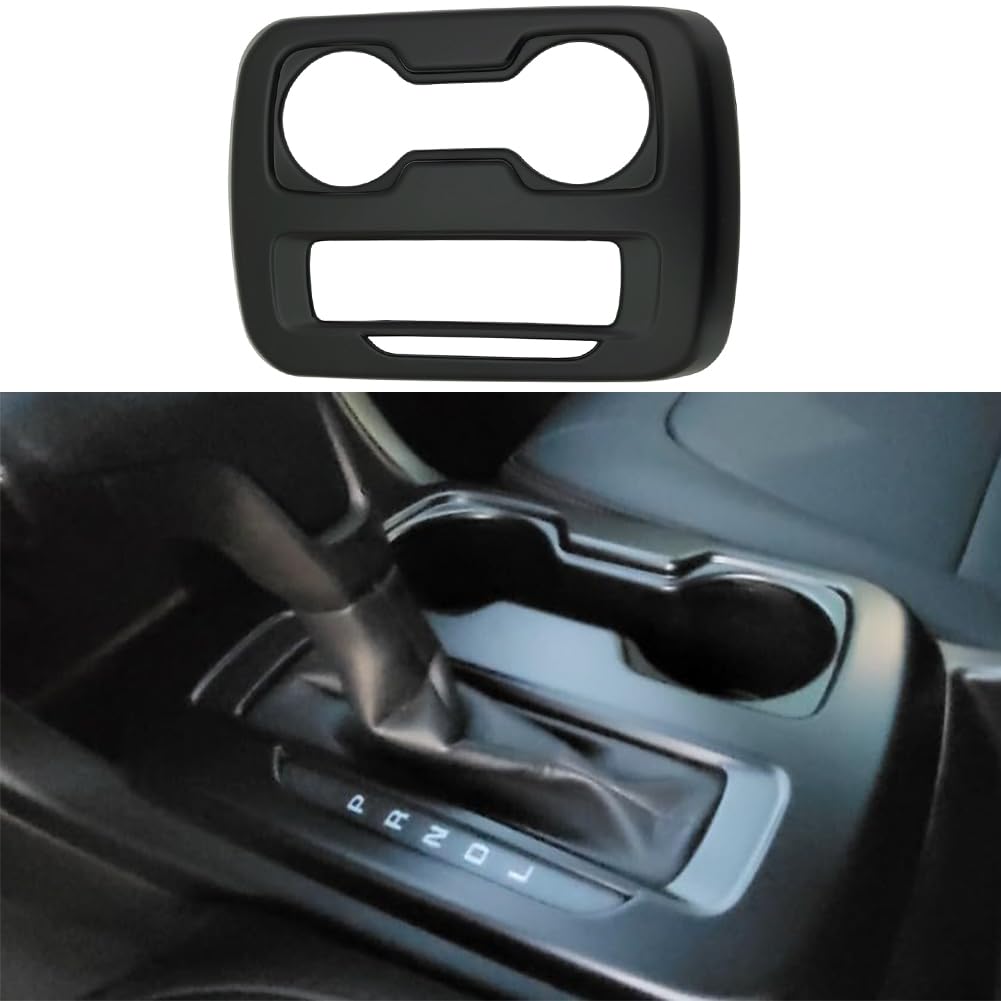 Kolya Compatible with 2015 2016 2017 2018 2019 2020 2021 2022 Chevy Colorado Accessories Center Console Gear Shift Panel Cover Trim for GMC Canyon Accessories (Matte Black, Not for 2023+)