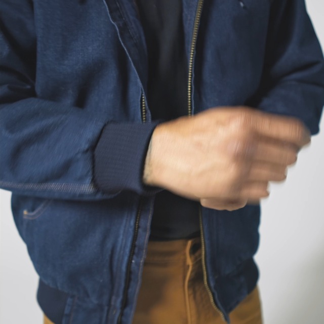 【齊サイ】 Carhartt Men's Loose Fit Denim Active Jac, Sawyer, Small at Amazon