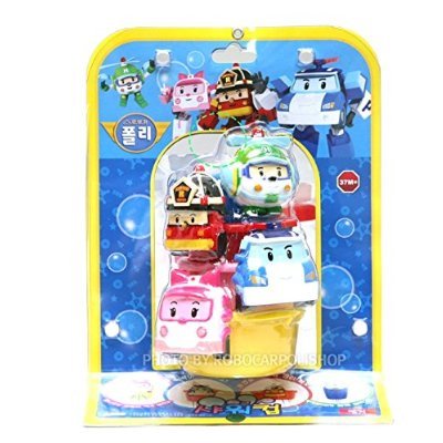RobocarPoli Gobelet de douche 4 pièces indispensables pour le bain