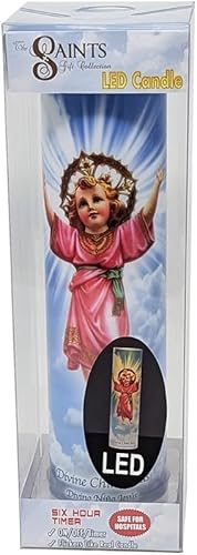 Miniatura 4 de Niño divino Jesús, vela de oración devocional sin llama LED