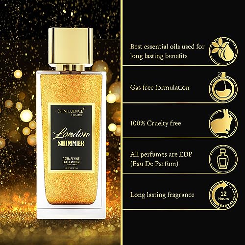 Image of Luxury London Shimmer Citrus Perfume For Women 100 Ml | Eau De Parfum | Premium Long Lasting Perfume| Luxury Fragrance | Party Perfume