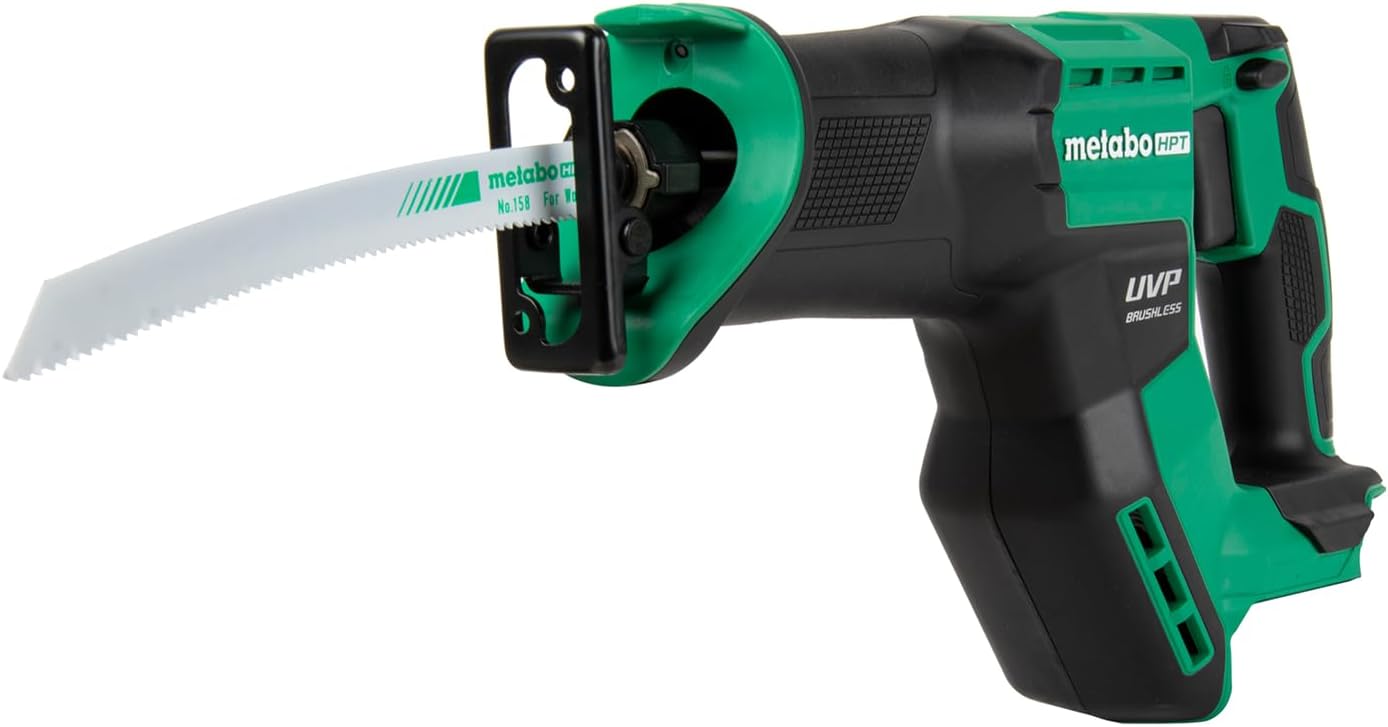 18V MultiVolt Cordless Compact Reciprocating Saw, Top Class Cutting Speed, 20% More Compact, 1-1/8" Stroke Length, 3,000 SPMs, Up to 125 Cuts Per Charge, Tool Body Only, CR18DMAQ4