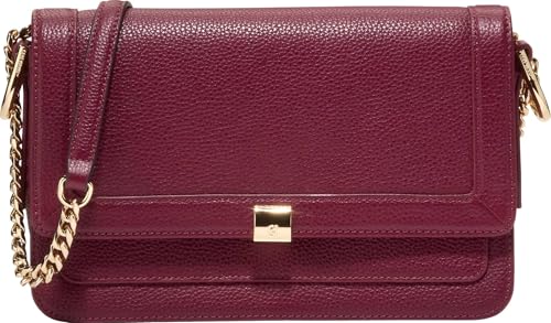 Image of Cole Haan Women's Daniella Chain Shoulder Bag, Black Cherry